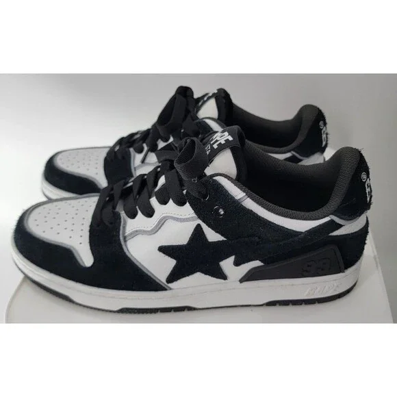 A Bathing Ape Bape SK8 StaBlack Suede - Picture 1 of 11